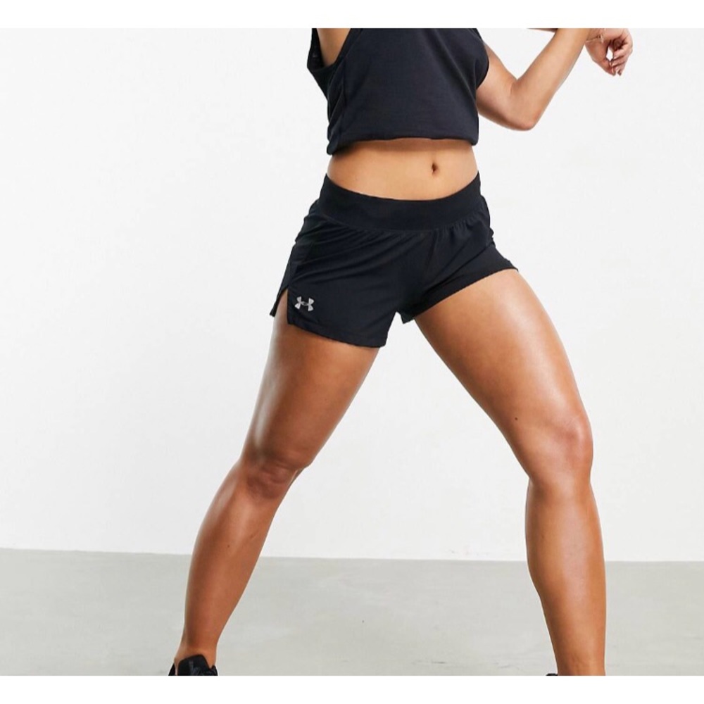Under Armour Running Launch 3 Shorts in Black